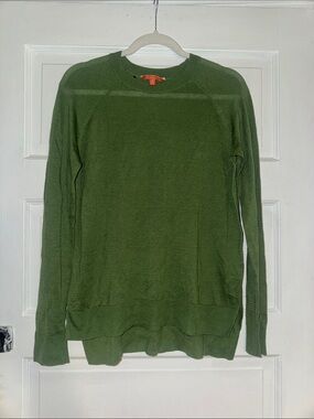 Modcloth Green Crewneck Sweater